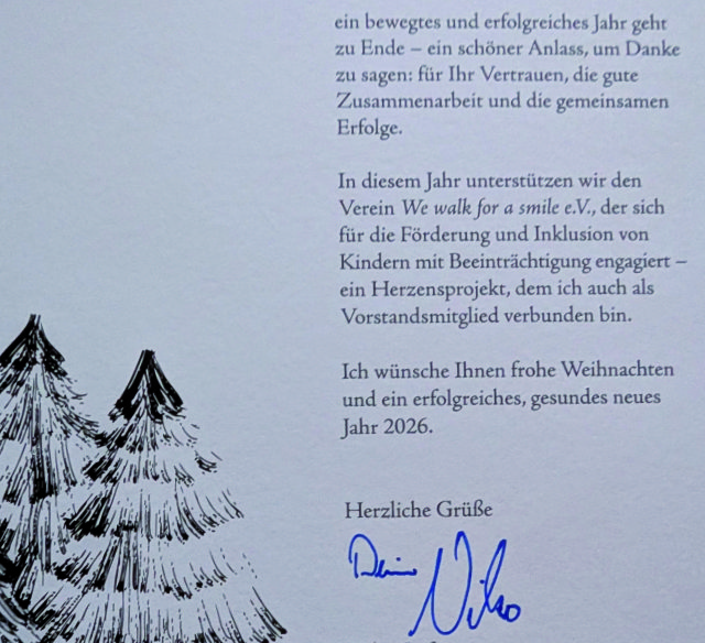 Weihnachtsgeschenk von Inno + Ort München